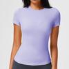 Womens Summer Yoga T Shirt With Breathable Fabric For Running And Fitness Practice