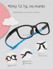 Children's Ultra-Light Silicone Myopia Glasses Frame 9017ET - TR Material, Small Frame for Boys and Girls