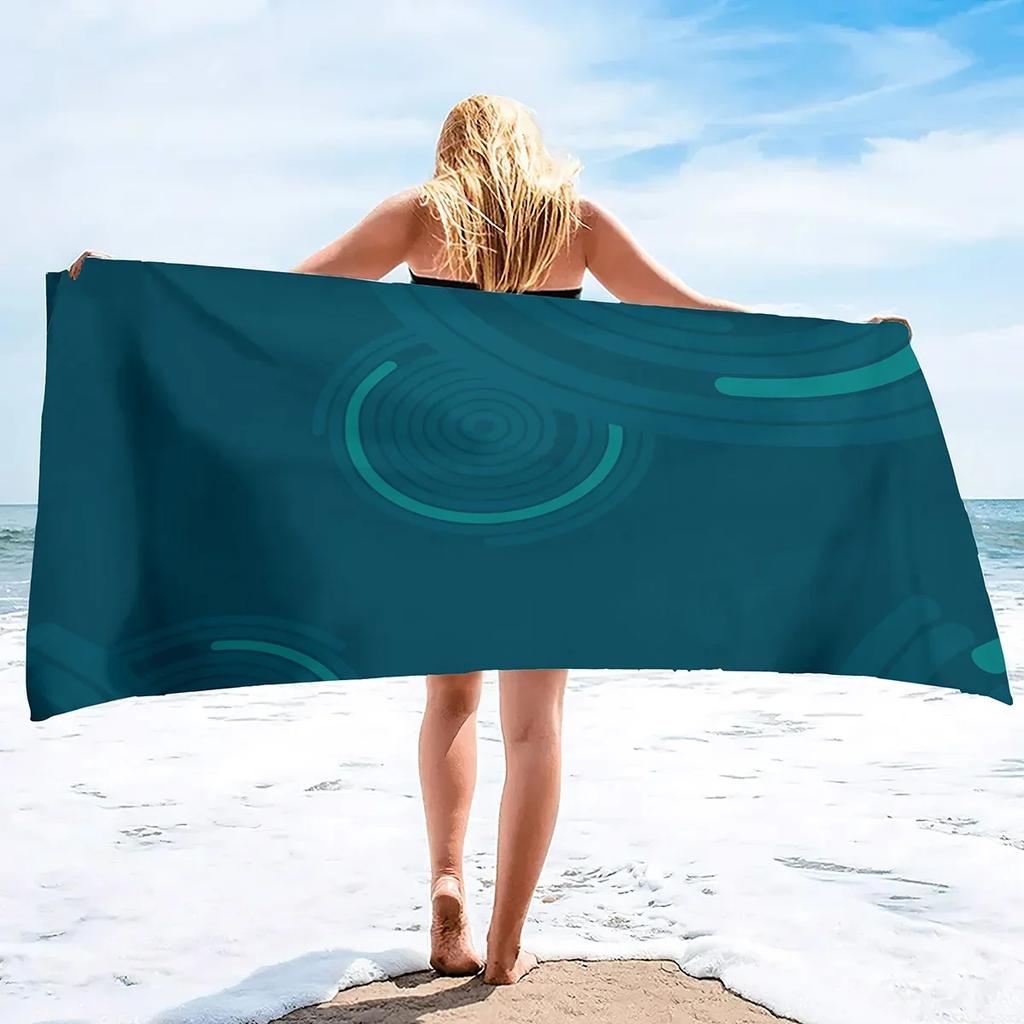Microfiber Beach Towel,Beach Towel Oversized,Abstract Art Bath Towels,Super Soft Water Absorpt Bath Towel for Bathroom Pool Swim