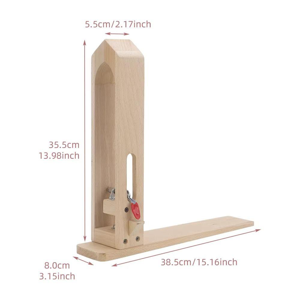 Holz Faltbare Holzklemme Handnähen Lederwerkzeug Holz Nähklemme DIY Werkzeuge