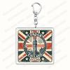 Amo Londra Regno Unito Portachiavi Accessori Borsa UK Inghilterra Britannico Big Ben Portachiavi Gioielli Fan Amici Regali