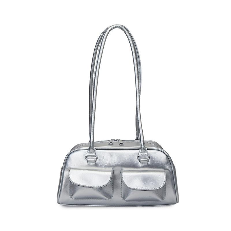 Korean Style Minimalist Simple Casual Armpit Shoulder Boston Bag For Daily Commute