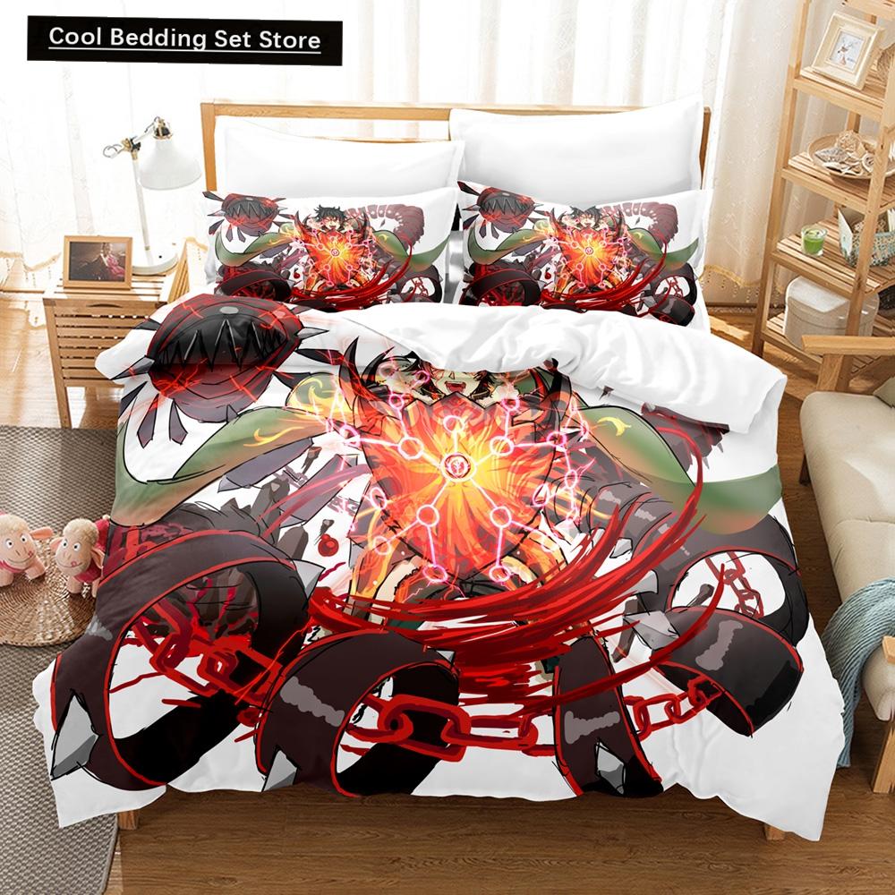3D Cartoons The Rising of the Shield Hero Bedding Sets Duvet Cover Set With Pillowcase Twin Full Queen King Bedclothes Bed Linen