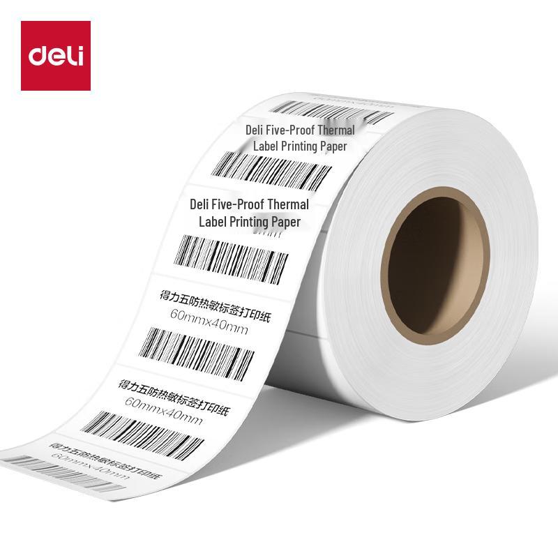 Deli Five-Proof Thermal Label Paper