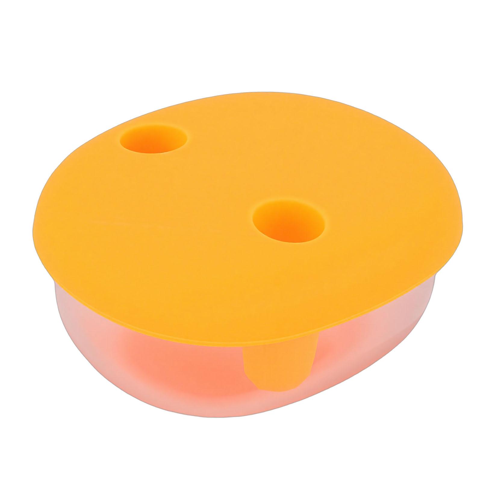 2 In 1 No Mess Snack Container with Fingertip Covers Lk Proof Portable Reusable Snack Box for Travel