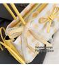 Frische karierte Crossbody-Umhängetasche mit Schleife 2026 - Vielseitig, Modisch, Beliebte kleine Tasche