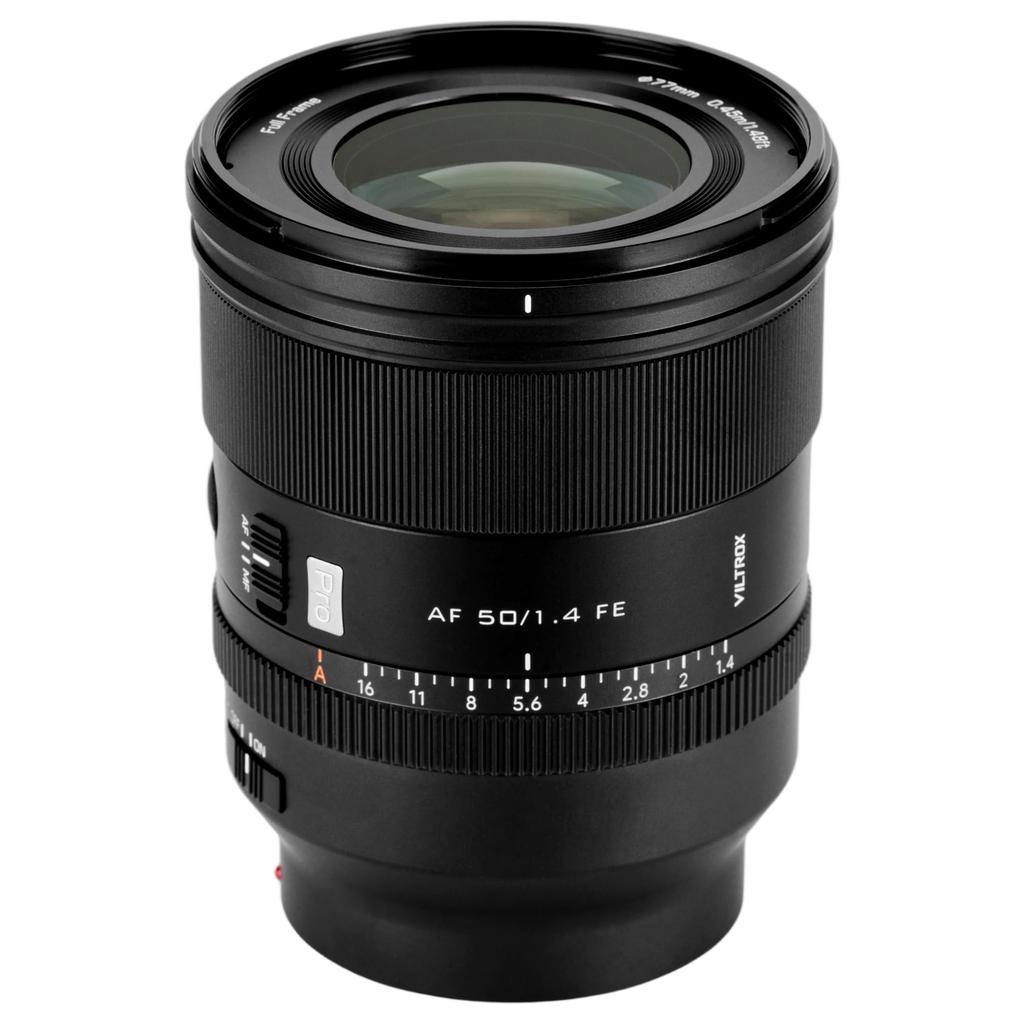 VILTROX AF 50mm PRO FE Large Aperture Standard Prime Lens for Sony Compatible with Sony and Other Mirrorless Cameras F1.4 Lens, F/1.4, Full-Frame