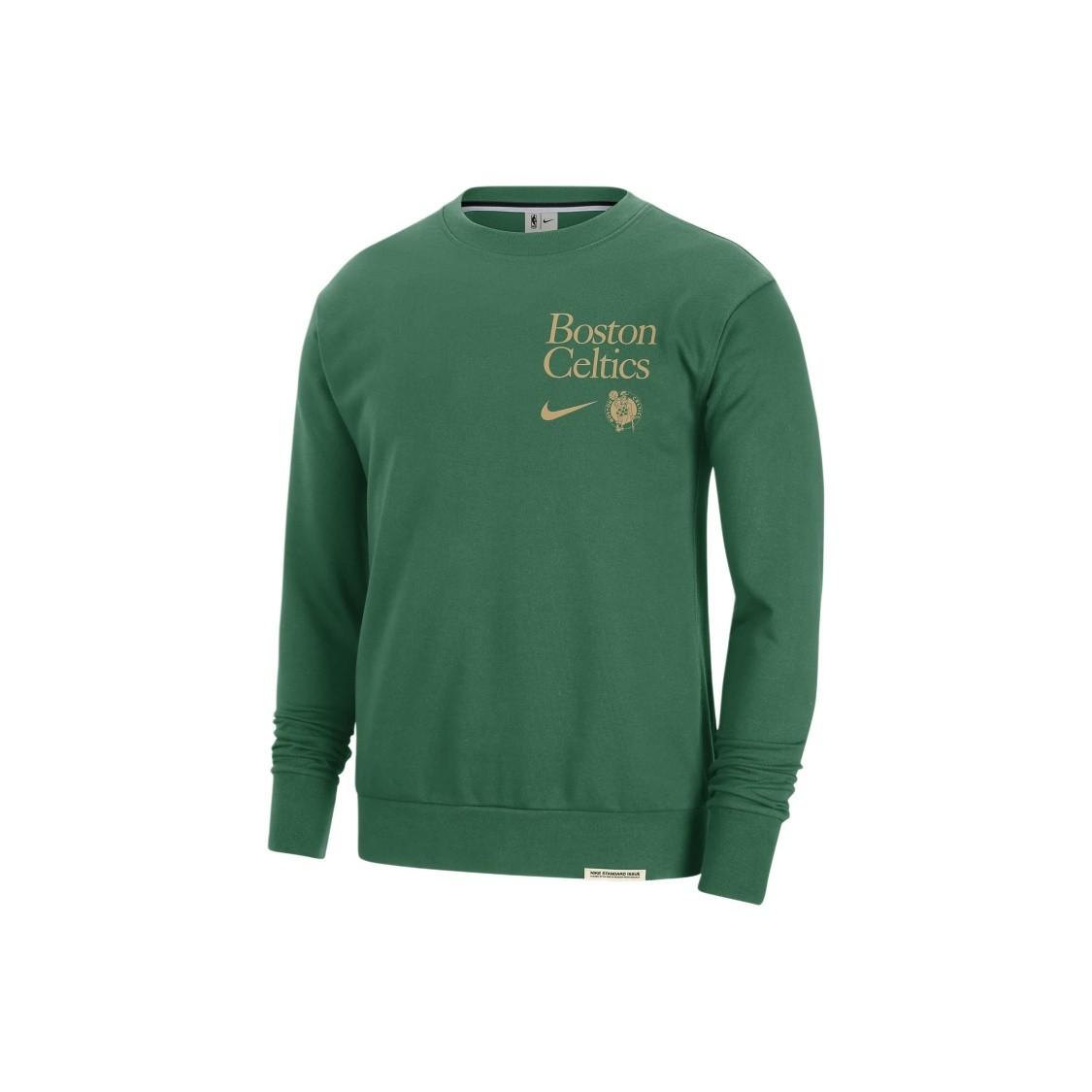 Nike Men s Green Crew Neck Casual Long-Sleeve Sweatshirt S