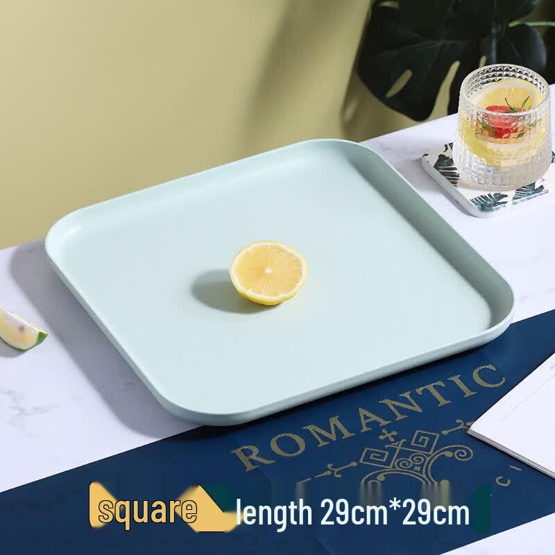 Japanese Style Rectangular Plastic Serving Tray