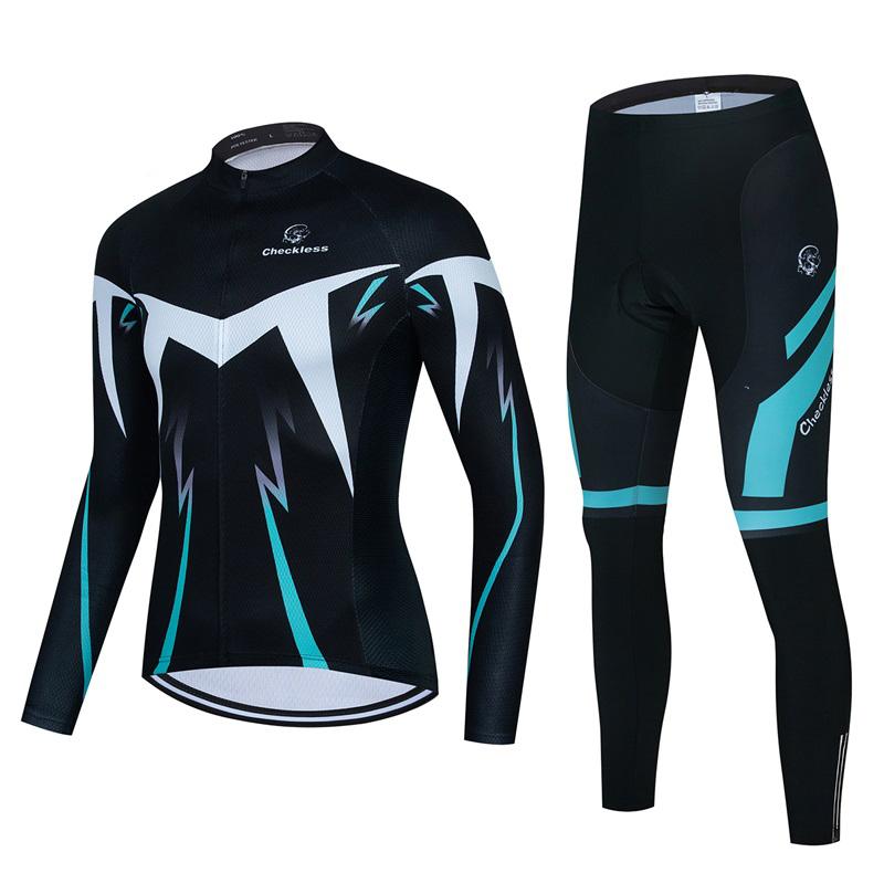 Red Quick-dry Cycling Jersey Set 2026 Summer Long Sleeve Road Bicycle Cycling Clothing Ropa Ciclismo Breathable Men's MTB Bike Wear