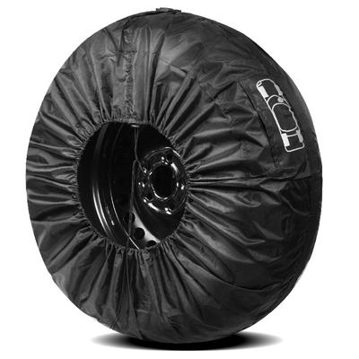 Custodia per Pneumatico Nera Totale Copertura Protettiva per Pneumatico Impermeabile Auto Leggera Copertura di Ricambio per Pneumatico Protezione UV Borse Portaoggetti Protettive per Ruote