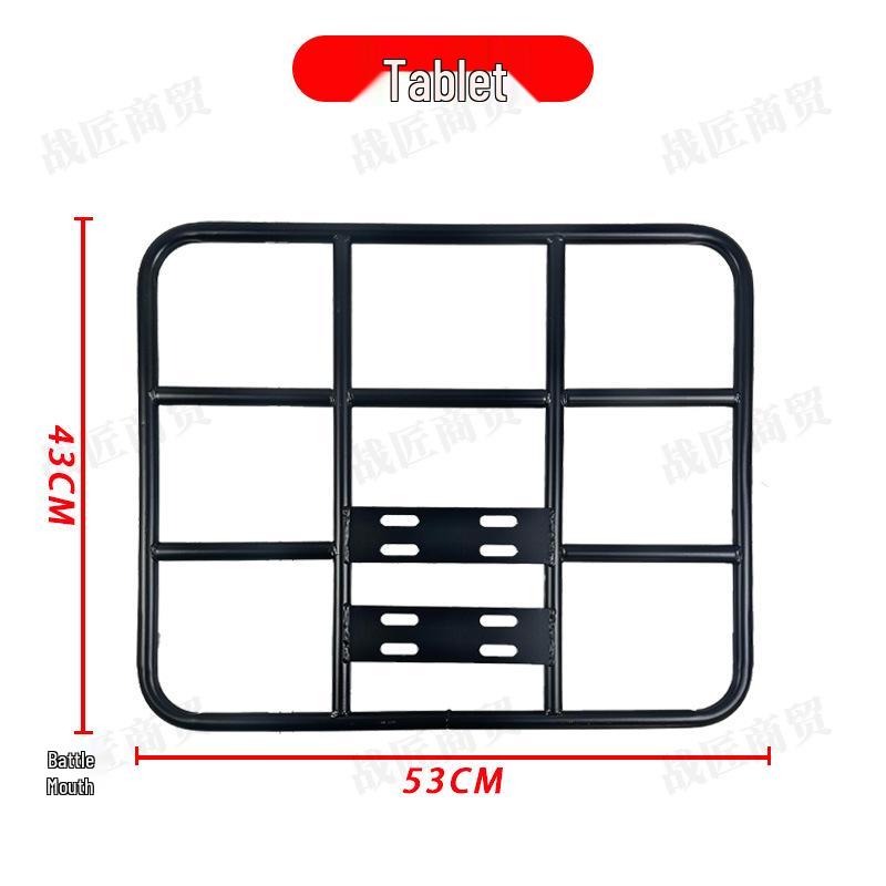 Universal Motorcycle Cargo Rack for Electric Bikes and Motorcycles - Fixed Rear Tail Bracket for Riders