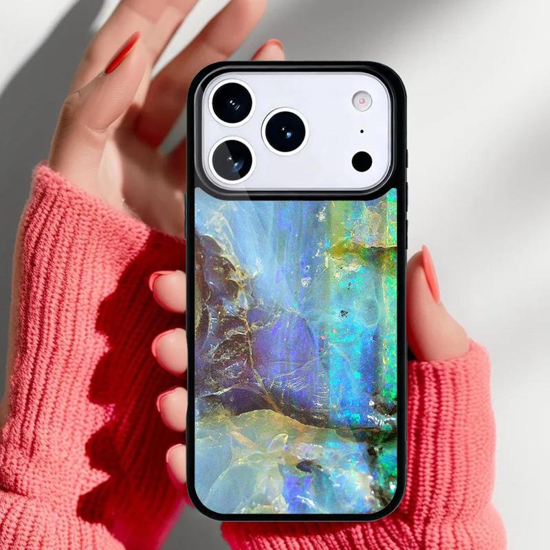 

Abalone Shell pattern Phone Case for iPhone 17 16 15 14 13 Pro Max Back Cover for 12 11 Pro Coque iPhone 14