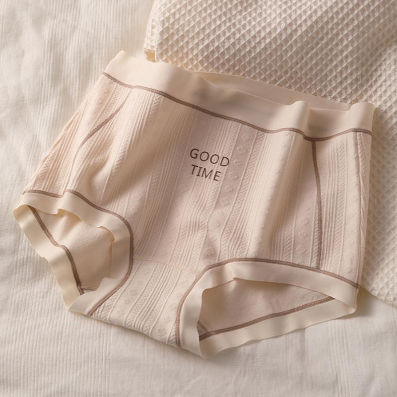 Women Underwear Cotton Panties Cute Panty Middle Waist Briefs Comfortable Soft Underpants M-XXL