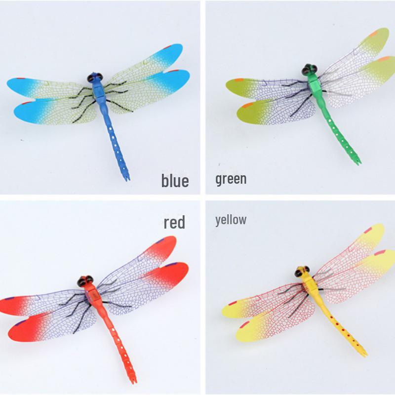 3D Libellen- & Schmetterlings-Wandaufkleber für Wohnzimmer, Schlafzimmer, Kinderzimmer, Hochzeitszimmer & Kühlschrank - Kreative Dekorationen