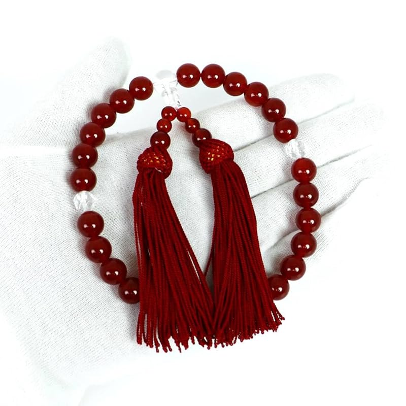 prayer beads natural stone prayer beads unisex red agate beads red agate