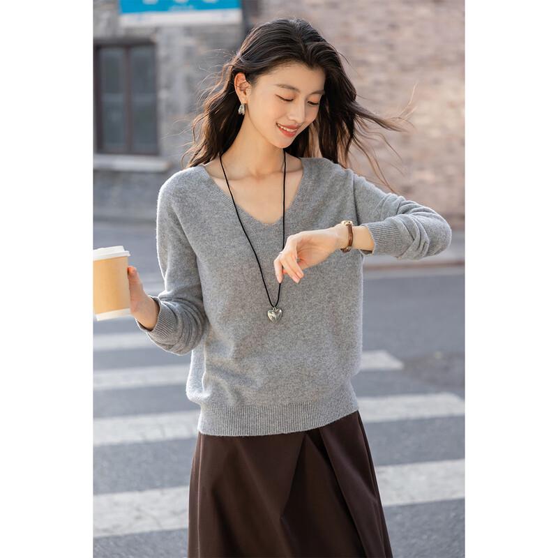 Mocana Women's Basic Long-Sleeve Wool Sweater MKNJD3791