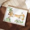 Lion Elephant Giraffe Monkey Zebra Nursery Wall Art Canvas Painting Jungle Animal Posters Prints Pictures Baby Kids Room Decor
