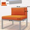 14-piece Dining Set Cushions - Orange