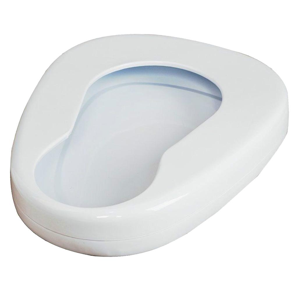 Portable Bedpan, Metal Smooth Contoured Bed Pan Seat Urinal Incontinence Aids Device for Bedridden Patient Home Daily
