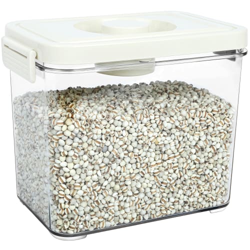 

Press-fit PET Vacuum Storage Containers, Airtight, Moisture-proof, Dust-proof, Easy to Use, Stackable, for Refrigerator/Kitchen Storage, Long-Term Sto