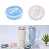Leakproof Cup Cover 40oz Tumblers Flipping Straw Lid Replacement 40oz Water Bottles Lid with Straw Reusable Tumblers Cover