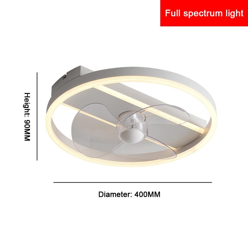 Full Spectrum Fan Light New Ultra-Thin Eye-Care Bedroom With Fan Ceiling Intelligent Cross-Border Lighting