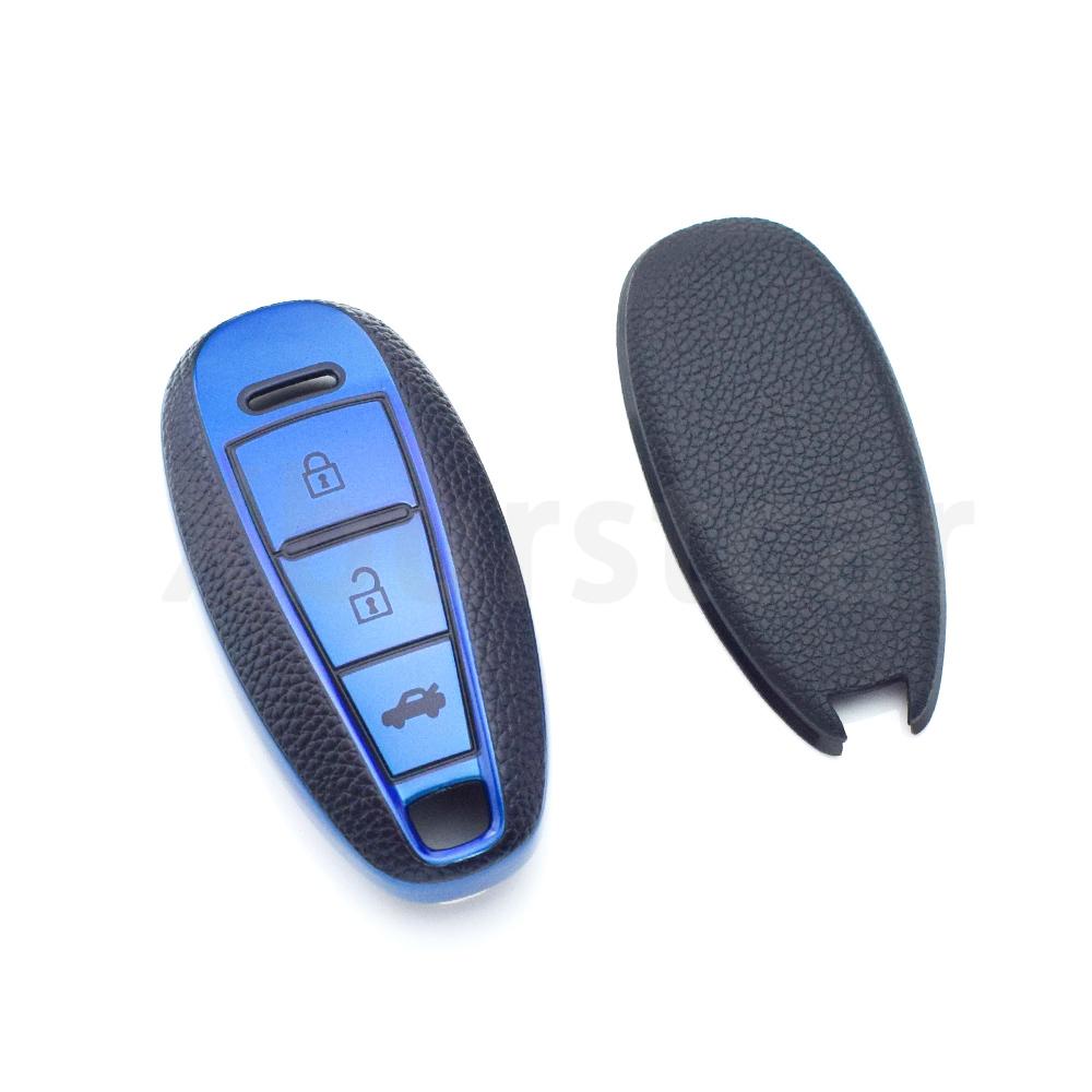 Shell Fob Keyless Protector Key Case Cover for Suzuki Vitara Swift Ignis Kizashi SX4 Baleno Ertiga Samurai S-Cross Accessories