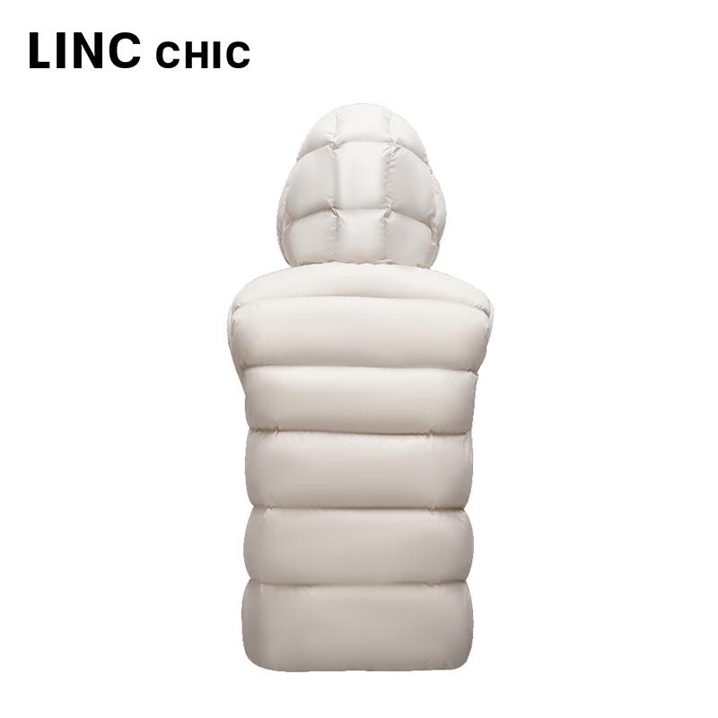 Damen Retro Kapuzen-Kurzdaunenweste