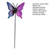 12 Inch Butterfly Garden Stake Decorative Metal Butterfly Stake Outdoor Colorful Butterfly Yard Art for Lawn Porch Pathway Yard Patio Plant Pot Decor