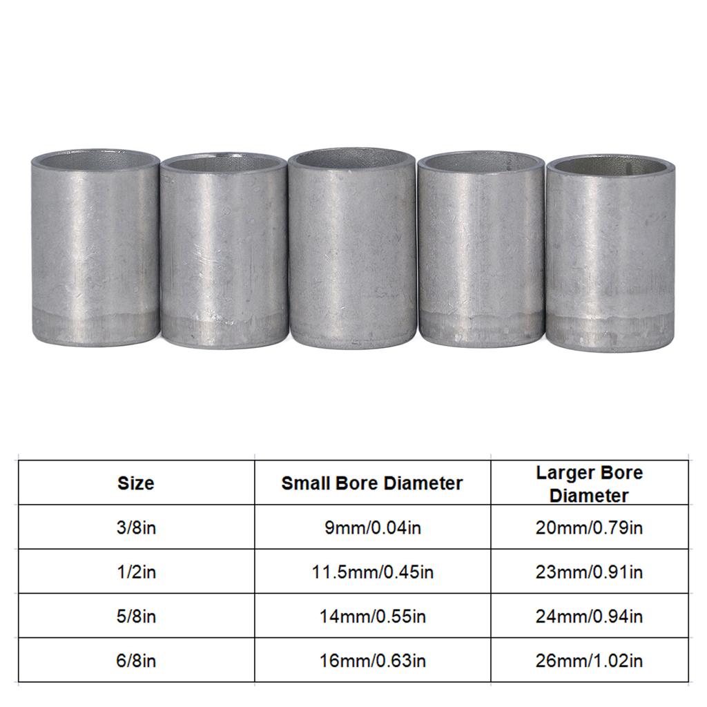 20 Pcs Conditioning Joint Cover Aluminum AC Hose Tube Connector Cover Pipe Fitting