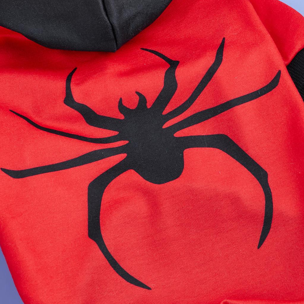 Halloween-Hoodies für Hunde und Katzen: Gruseliges Spinnen-Shirt, bequemes Hunde-Sweatshirt mit Rollkragenpullover für Welpen und andere Haustiere.