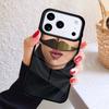 Woman Crown Hijab Face Muslim Islamic Gril Eyes Phone Case For iPhone 17 Air 16 15 14 13 12 11 Pro Max Plus