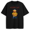 Fashion Anime Character Graphic Print Tshirt Unisex Short Sleeve Casual Streetwear Popular Trendy Cotton Tops for Unisex Women
