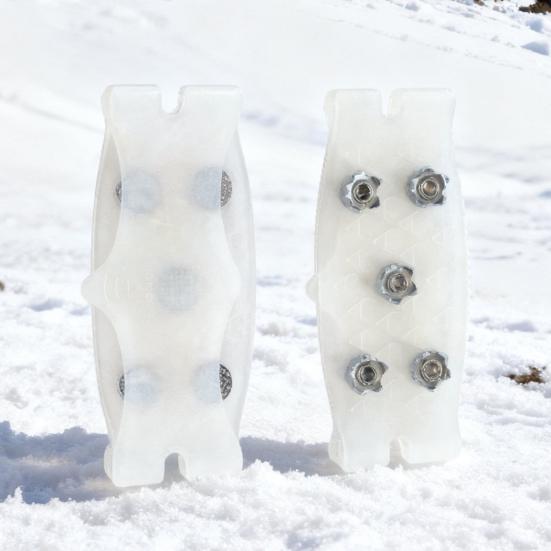 1 pora ledkabių su 5 dygiais vyrams ir moterims, žiemai, lauko vaikščiojimui, ledo ir sniego sukibimo griebtuvai, neslystantys batų dygiai