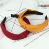 Fashion Solid Fabric Headbands For Women Hair Bands Hoop Girl Headwear Washing Clips Cute Basic Hairbands Hair Accessories
