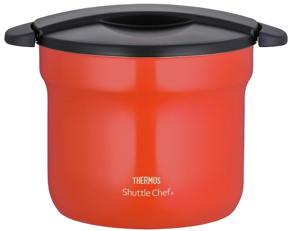 

Термос-кастрюля с вакуумной изоляцией Thermos Shuttle Chef 4,3 л [4-6 порций] Томатный KBF-4501 TOM