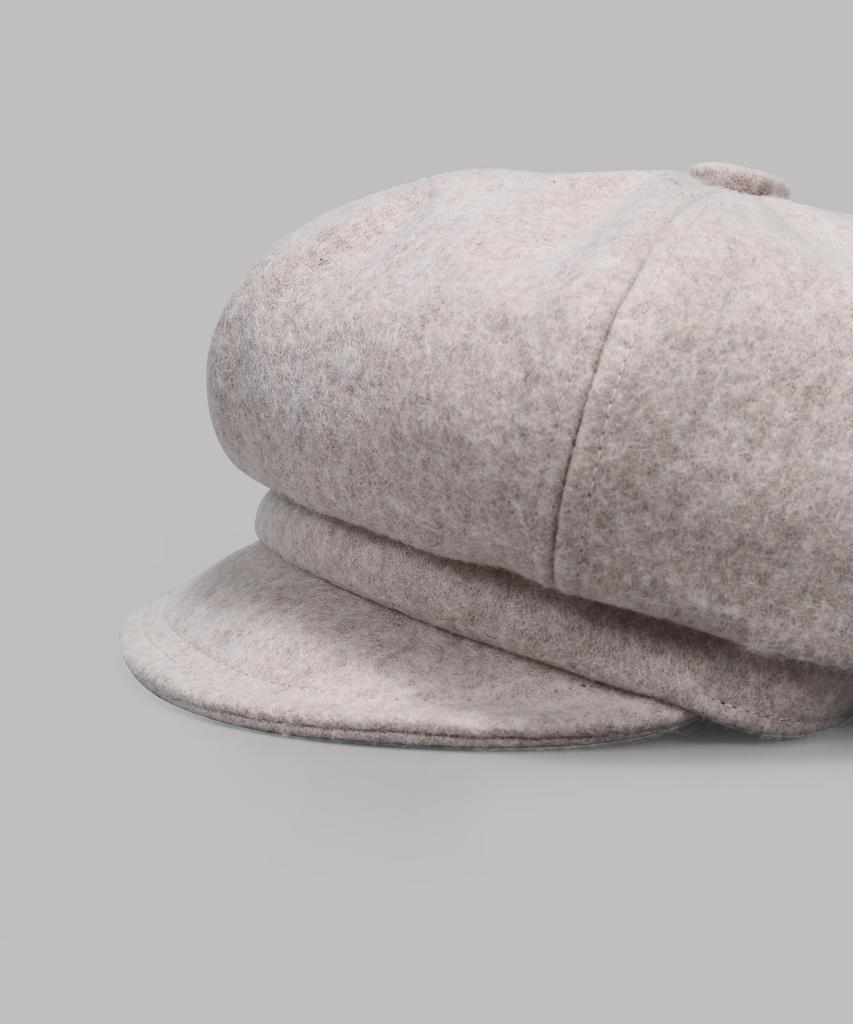 Maia Wool Beret - Ivory