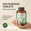 Таблетки из листьев моринги Arumba 150 шт. | Добавка Шигру | Натуральные травяные таблетки без покрытия | Без химического покрытия | Веганская формула для здоровья