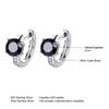 100% 925 Sterling Silver Clip Hoop Earrings for Women High Quality Wedding Engagement Charm Fashion Fine Party Jewelry Gift