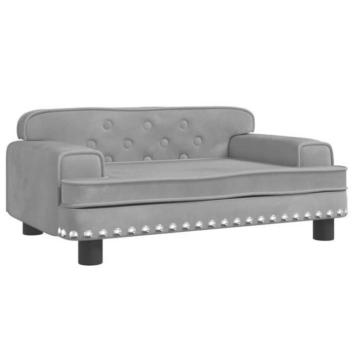 VidaXL Children's Sofa Light Grey 70x45x30 Cm Velvet 3196294