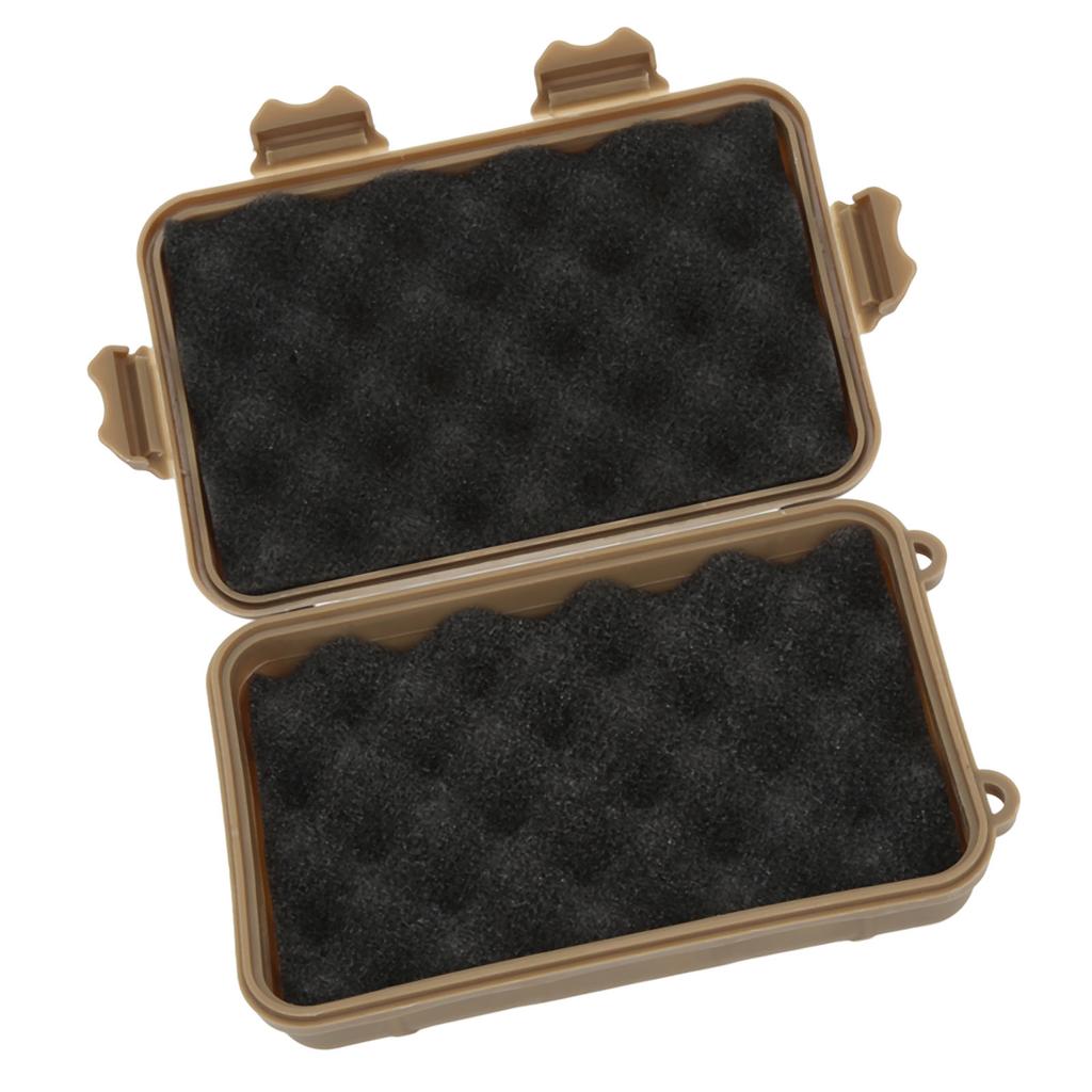 Wild Survival Storage Box High Strength Shockproof Waterproof Portable Camping Survival Kits for OutdoorBrown