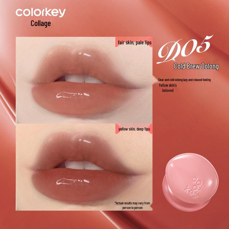 Colorkey Ice Cream Lip & Cheek Tint: Low Saturation Gloss for Bright, Plump Lips