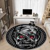 1pc Halloween Decorations Chair Carpet for Office, Round Non Slip Durable Large Size Office Carpet, Suitable for Office