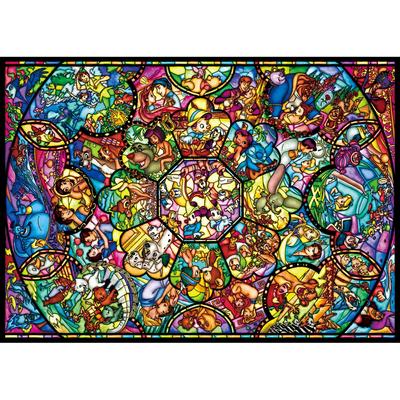 Rompecabezas de 2000 piezas Disney All Star Stained Glass (73x102cm)