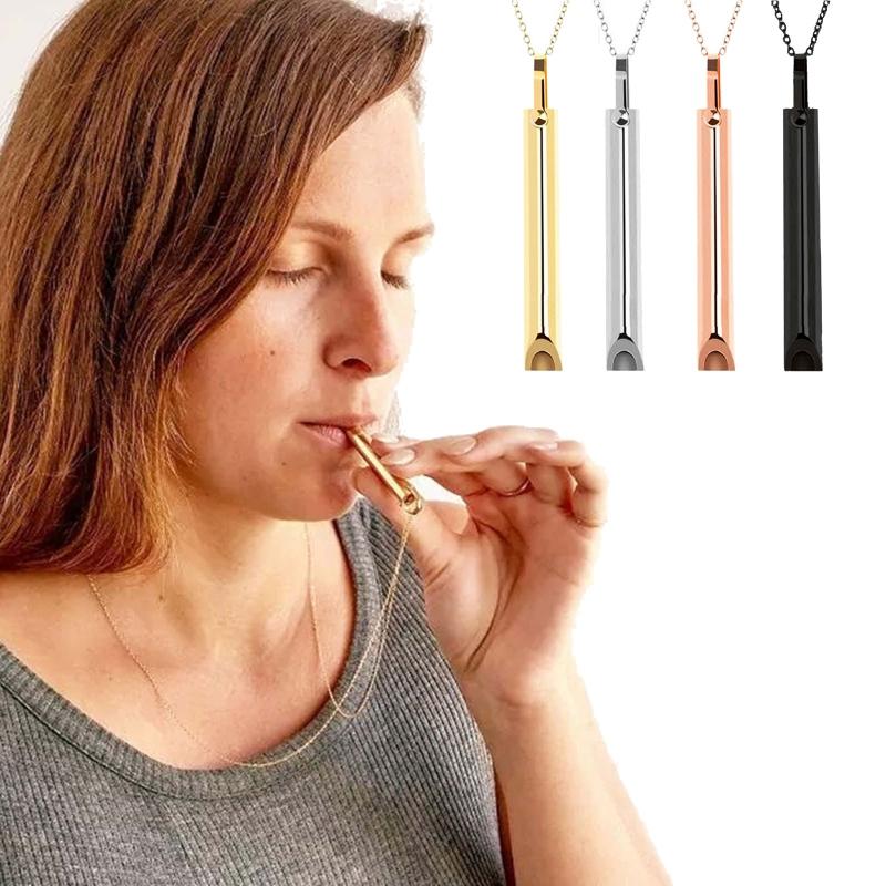 Položky pro úlevu od úzkosti,Náhrdelník proti úzkosti,Náhrdelník na dýchání pro úlevu od úzkosti,Náhrdelník Shift pro úzkost,Úleva od stresu