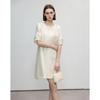 Demana Lyocell Blend Short Sleeve H-Line Dress