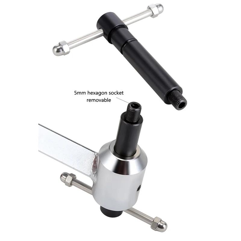 TOOPRE Bicycle Rear Derailleur Hanger Alignment Gauge Aluminium Alloy Straighten Tool for Mountain Road Bike 20-29'' Wheel
