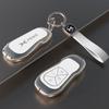 For Xpeng P7 P7i P5 G6 G9 G3 2024 2025 2026 Car Key Case Zinc Alloy Keychain Cover Key Fob Shell Buckle Protector Accessories