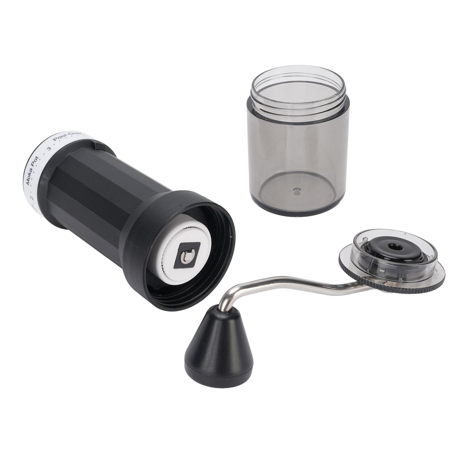 Manual Coffee Grinder 40 Settings Hand Coffee Grinder Portable Hand Crank Coffee Bean Grinder Mill for Home Camping